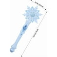 thumbnail image 2 of Light Up Snowflake Glow Wand: Snowflake Wand with Sound for Princess Birthday Party Costume Accessory 32cm, 2 of 8