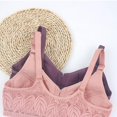 thumbnail image 4 of Birdeem Casual Sexy Front Button Shaping Cup Shoulder Strap Underwire Bra Plus Size Extra-Elastic Wirefree, 4 of 12