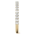 thumbnail image 5 of Solitaire Brilliance 2mm Lab Grown Diamond Stackable Engagement Ring, Half Eternity Wedding Stackable Band Solid 14K Yellow Gold, Ring Size 6, 5 of 5