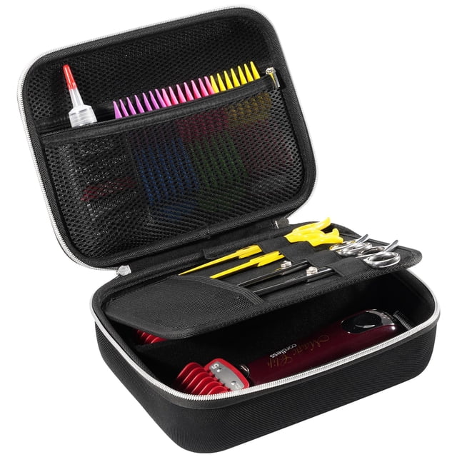 Organizador de almacenamiento rígido ProCase para cortapelos, negro