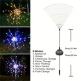 thumbnail image 5 of 200LEDs Solar Fireworks Lights Outdoor Waterproof Solar Garden Lights 8 Lighting Modes With Remote Control Decorations Light, 5 of 9