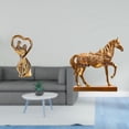 thumbnail image 2 of Estatua de pareja,Figura de pareja,arte moderno,artesanía,regalo de boda,Escultura de pareja para decoración de San Valentín,Estatuas de caballos,Estatuas de caballos Figura de caballo, 2 of 8