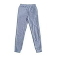 thumbnail image 3 of SonxaHe Big Boy' Pants Elastic Waist Solid Jogger Pants Children Warm Athletic Casual Sweatpants Gray,Sized 13-14, 3 of 3