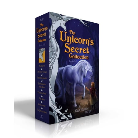 The Unicorn's Secret Collection : Moonsilver; The Silver Thread; The Silver Bracelet; The Mountains of the Moon; The Sunset Gates; True Heart; Castle Avamir; The Journey
