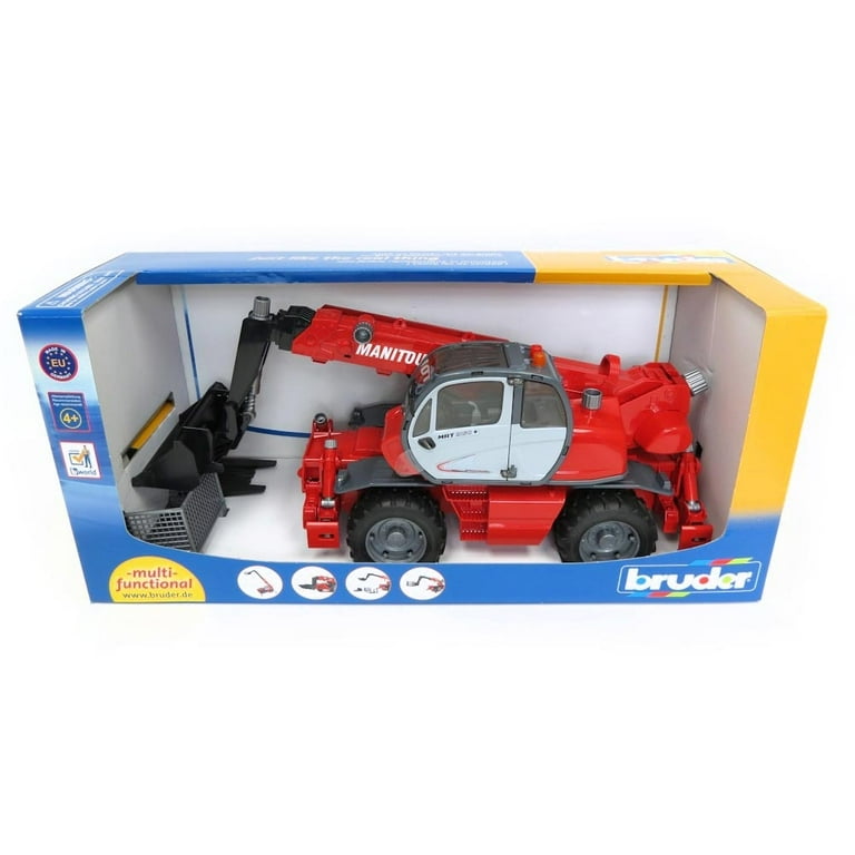 【新品未使用！】bruder MANITOU MRT 2150 ミニカー　働く車 Bruder 02129 Manitou Telescopic Loader MRT 2150 24.12.8