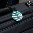 thumbnail image 5 of Wonder Woman Flashing Lights Round Luggage ID Tag Card Suitcase Carry-On, 5 of 8