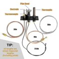 thumbnail image 4 of Propane & Natural Gas Fireplace Pilot Assembly Include Pilot Tube, Thermocouple And Ignitor Wire Us New, 4 of 5