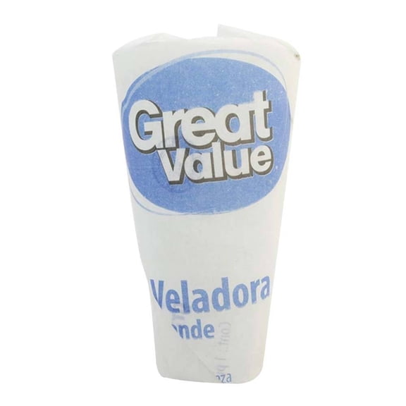 Veladora Great Value grande 1 pza
