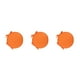thumbnail image 3 of Moyic Cojines De Algodón Fáciles De Limpiar Para Muebles De Exterior - Amplia Aplicación En Pubs Clubs Y Bistros Naranja 30cm Type1 NO1, 3 of 6