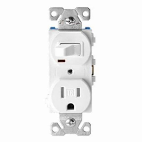 Cooper Wiring Devices 393723184 TR274W White Switch & Receptacle