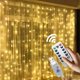 thumbnail image 2 of 3M LED Curtain String Light Christmas Fairy Lights Garland Icicle Lights for Wedding Party Home Garden Decoration, 2 of 5
