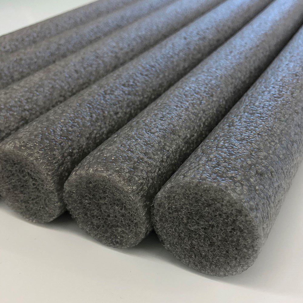 Oodles of Noodles 1.5 Inch x 35 Inch Solid Foam Sticks for Craft Projects - Grey (12)