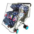 thumbnail image 1 of Cobertor impermeable para lluvia para cochecito doble HSJH universal, 1 of 7