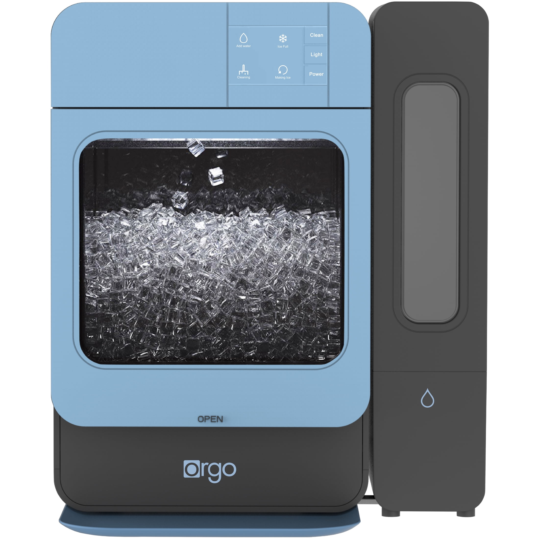 Orgo Products The Sierra Countertop Ice Maker, Bullet Shaped Ice Types, Charcoal