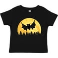 thumbnail image 3 of Inktastic Halloween Bat with Moon Boys or Girls Toddler T-Shirt, 3 of 5