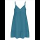 thumbnail image 3 of Vestido de Verano para Mujer 2025, Sin Mangas, con Tirantes Finos y Cuello en V, Informal, Estilo Swing. Azul Pavo Real XL, 3 of 7