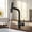 Oil Rubbed Bronze, variant on SUNRINX Smart Kitchen Faucet, Touchless Motion Sensor Sink Faucet with 3 Spray Modes, Gun Ash