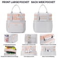 thumbnail image 5 of UKEIN 20L Expandable Insulated Lunch Bag for Women Men, Double Deck Leakproof Cooler Lunch Box, 5-Layer Thermal Lunch Tote for Camping, 5 of 7