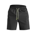 thumbnail image 4 of ADSSDQ Mens Swim Trunks, Quick Dry Swimming Shorts 7 Inch with Mesh Lining for Swimwear, Bathing Suits Black 4XL, 4 of 7