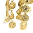 thumbnail image 4 of 10 Yards Gold Waist Chain Ethnic Style Handcraft Round 8 Leaf Flower Polishing Gold Belly Chain for Beach Dress Bikini, 4 of 8