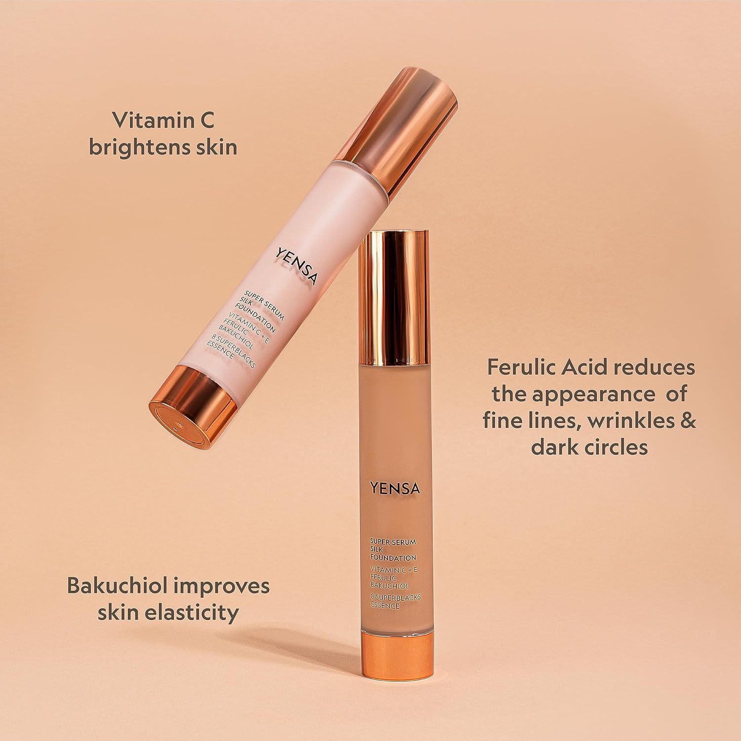 YENSA Super Silk Foundation Deep 3 1.0 fl oz