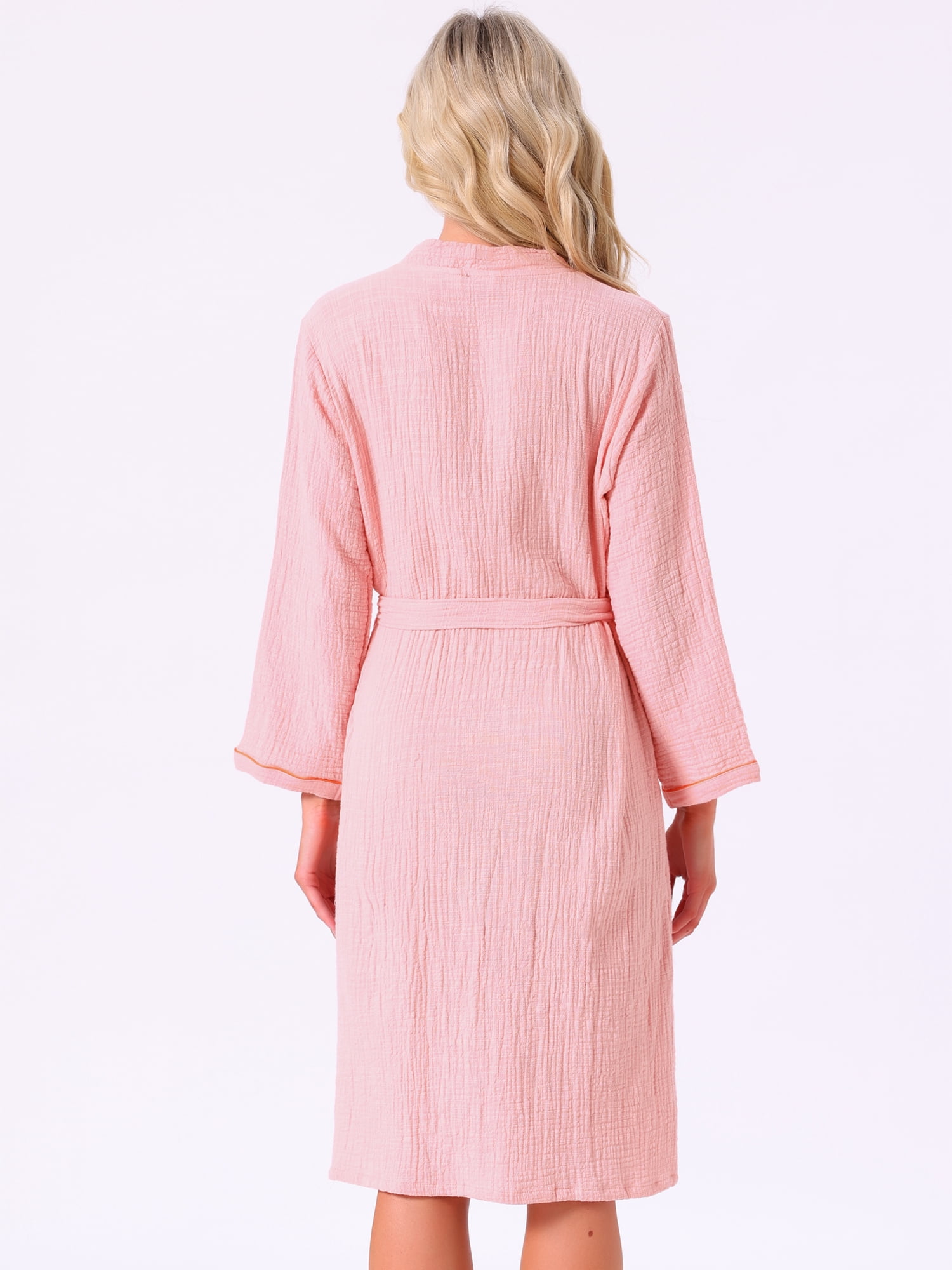 DARING DIVA Women's 100% Cotton Soft Long Sleeves Casual Loungewear L Pink