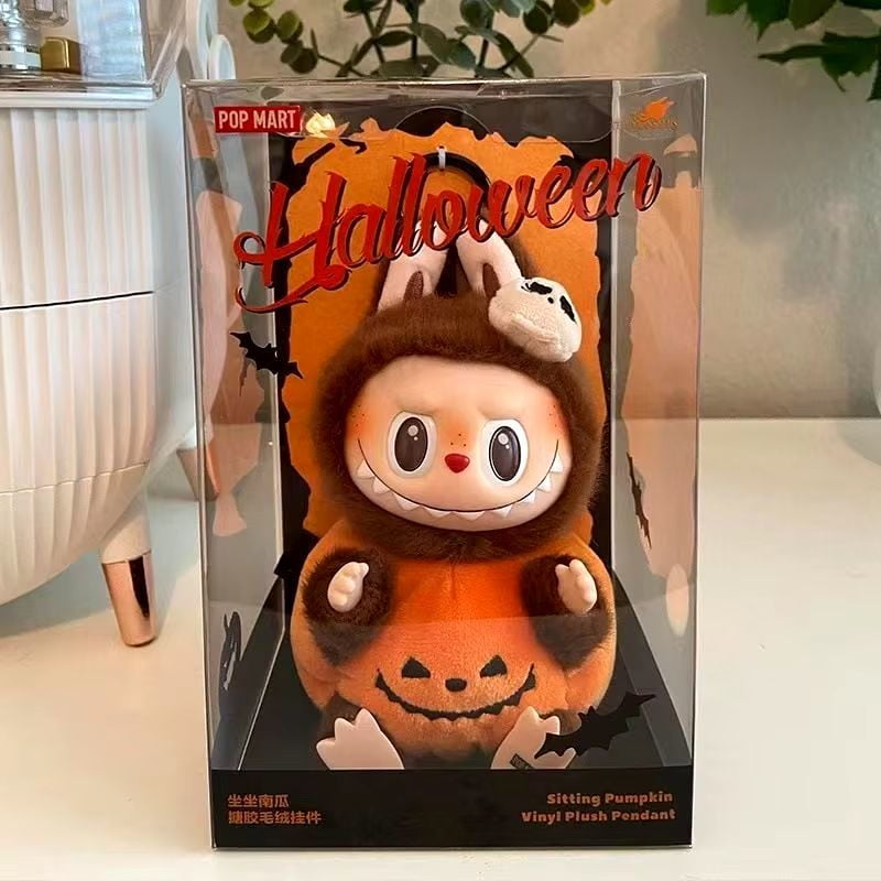 MOKOKO ハロウィン LABUBU ぬいぐるみ Pop Mart Labubu Magic of Pumpkin Mokoko Vinyl Plush Pendant