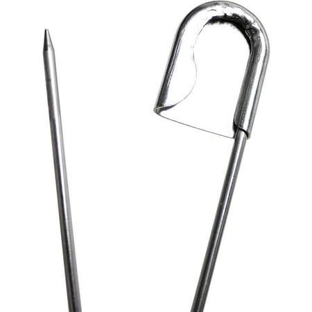 Bastex Bastex 6 Pack Of 5 Inch Safety Pins Extra Large Heavy Duty Stainless Steel Pin For Laundry Upholstery Horse Blanket Quilting Decorative Fashion And More Walmart Com Walmart Com