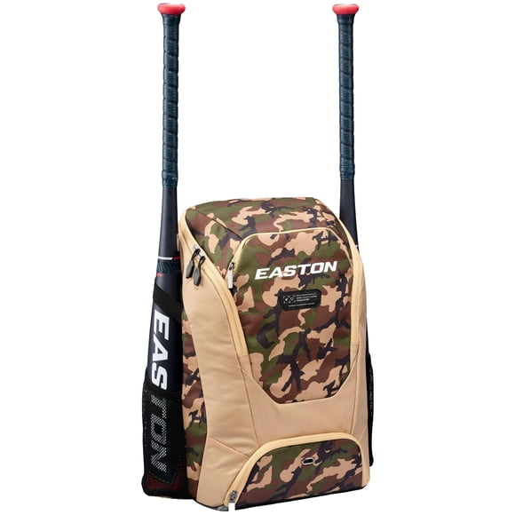 Mochila para Equipamiento Easton DUGOUT Tan con Compartimento para Zapatos