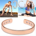 thumbnail image 2 of 2 pulseras magnéticas de cobre para desintoxicación linfática para mujeres,artritis, túnel carpiano, alivio del dolor, drenaje linfático, pulseras magnéticas de cobre sólido 99,9% con estilo liwang YONGSHENG, 2 of 5