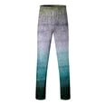 thumbnail image 4 of Hfolob Pants For Men Mens Christmas Casual Pants Festive Special Tie Dye Layered Snowflake Print Casual Pants Loose-Fit Style, 4 of 4