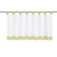 thumbnail image 3 of Cortina de Ventana Cocina de Puerta de Corta Cortina Tier Personalizar 1 35x18 Pulgadas Verde Zulema Cortina de ventana Cortina de café, 3 of 8