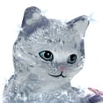 thumbnail image 2 of The Bradford Exchange Smitten Kitten Crystal Figurine with Art Glass Butterfly, 2 of 4