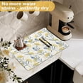 thumbnail image 4 of Stove Top Cover for Electric Stove，Christmas Kitchen Decor Vintage Floral Plant Extra Thick Natural Rubber Glass Top Protector, Prevents Scratching, Expands Usable Space 28.5'''' x 20.5'''', 4 of 6