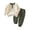 Green-a, variant on Boys 2‑Piece Fall Winter Outfit Set, Comfort Long Sleeve Sweatshirt & Matching Jogger Pants, Fashion Multi‑Function Daily Wear Tracksuit Blue-a 12-18 Months