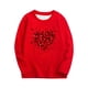 thumbnail image 2 of Blusas y camisas de manga larga con cuello redondo Camisas con estampados de manga larga Cuello redondo lindo Blusas casuales elegantes Ropa Camisas de cuello redondo Niña Top de poliéster, 2 of 7