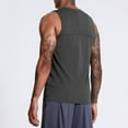 thumbnail image 4 of Haoxianjian Plus Size Men's Tank Tops Stretch Workout Sleeveless Tee Shirts Crew Neck Muscle Shirts Bodybuilding Gym Fitness Training Dry-Fits Active Muscle Tank Top Swim Beach Running Shirts S-XXXL, 4 of 6