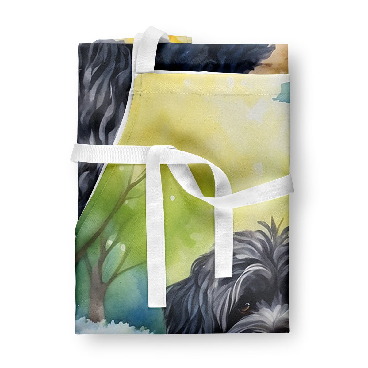 Yorkshire Terrier Spring Path Apron
