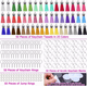 thumbnail image 2 of 200 Piezas De Acrilico Transparente Llaveros De Fotos Diy Plata/Colores, 2 of 4