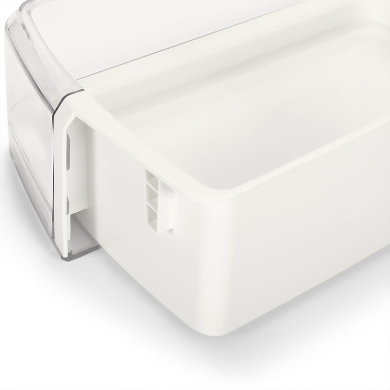 KOJEM Right Side Refrigerator Door Shelf, White, Compatible with