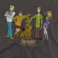 thumbnail image 2 of Scooby Doo Scooby Gang Women's T Shirt, Charcoal, X-Large, 2 of 6