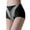 Black, variant on Women's Ice Silk High Waisted Shaping Lifting Shorts Tummy Control Shapewear Lifting Shorts Mint Green XL