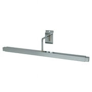 Econoco - SW/T - Adjustable Chrome Scarecrow Display for Slatwall - Sold in Pack of 6