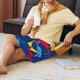 thumbnail image 5 of Balery Cartoon Shark Pantalones cortos de pijama de punto de algodón para hombre con cinturilla y bolsillos-XX-Large, 5 of 6