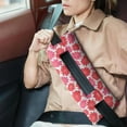 thumbnail image 2 of Boho Tropical Bloom Seat Belt Pillow - Floral Chest Protector for Post Surgery Comfort, 2 of 6