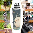 thumbnail image 7 of Sports Water Bottle 1000ML Tritan Food Grade Clear Water Bottle Fitness Outdoor Sports Bike White Cartoon Chicken, 7 of 7