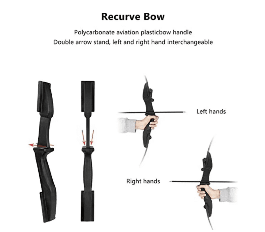 AMEYXGS Archery 40LBS Recurve Bows Set Outdoor Target Practice for Adults Left and Right Hands