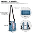 thumbnail image 6 of HELLHERO Axolotl Badminton Women Crossbody Bag Polyester with Shoulder Strap Crossbody Sling Bag for Outdoor Travel Daily Use, 6 of 7