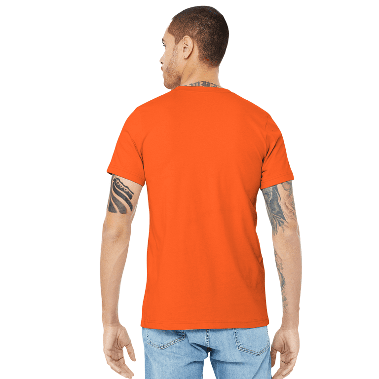 Bella + Canvas Jersey Cotton T-Shirt, Men's Short Sleeve Shirt for