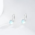 thumbnail image 4 of Midir&Etain Heart Moonstone Earring 925 Sterling Silver Moonstone Leverback Earrings Heart Jewelry Gift Valentine's Day Christmas for Women, 4 of 7